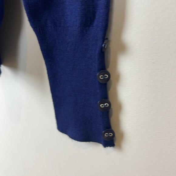 Simons lightweight navy blue turtleneck sweater size extra small new - Picture 3 of 9